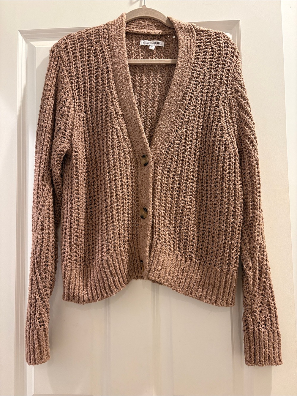 Elizabeth and James Chunky V-Neck Cardigan
